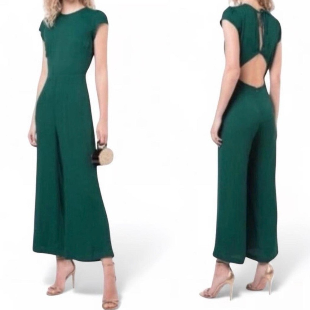 Reformation Green Jumpsuit